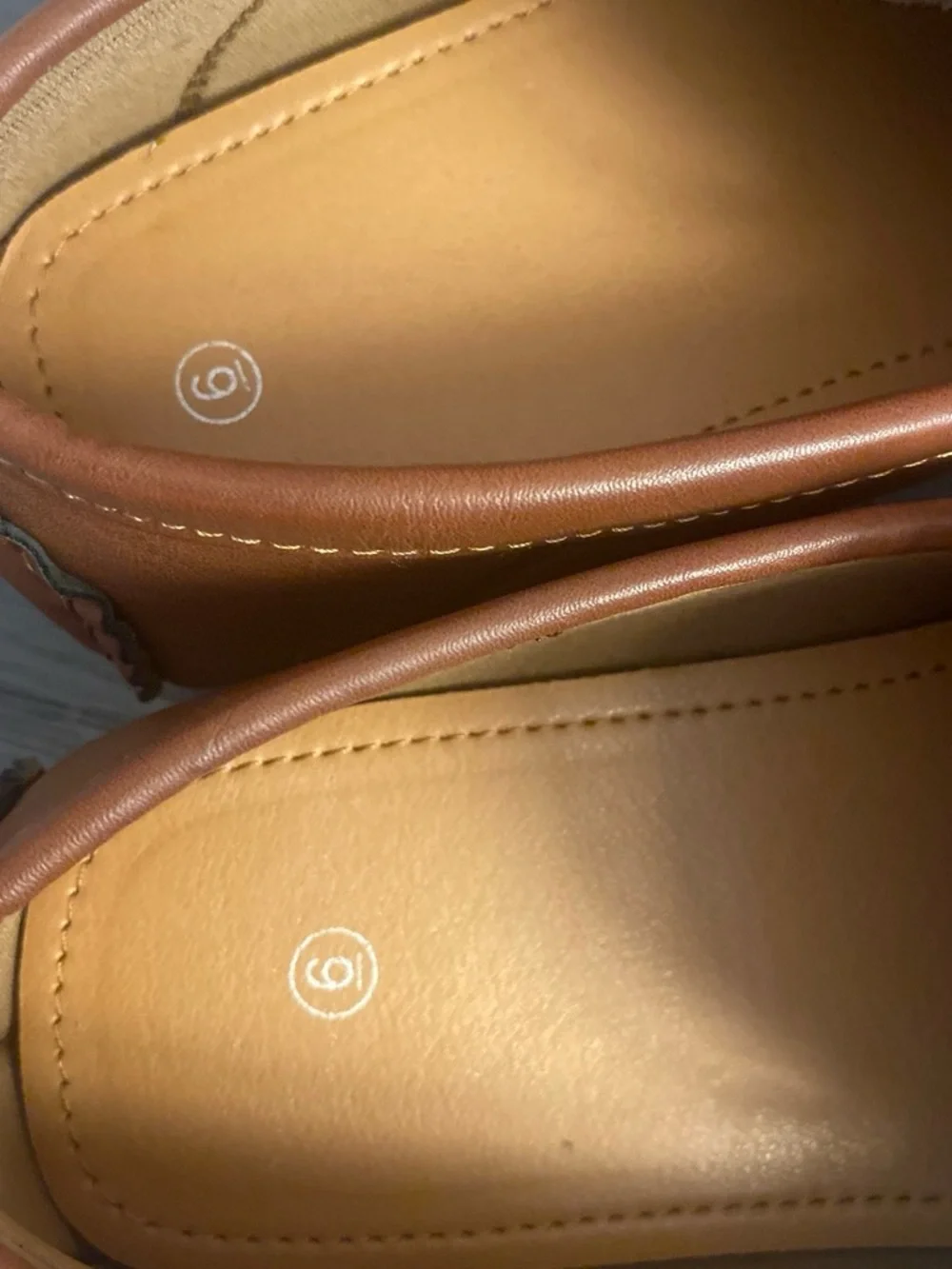 Men's Tan Slip-On Loafers